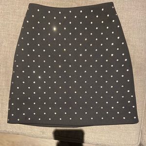 Brand New Never Worn A line Drop Mini Skirt w/Bezel Gems